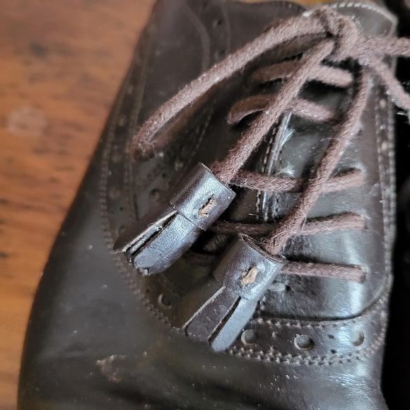 💥 Gucci brown brogue shoes 37.5 - Picture 2 of 14